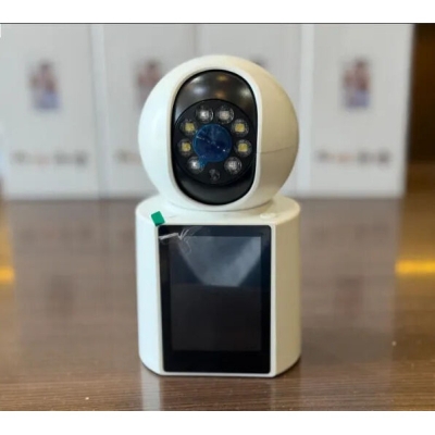 Picture of Q25 Display Doll 3MP WiFi Smart IP Camera with Video Calling Display | 360° PTZ | Two-Way Audio | Motion Detection | Night Vision | V380 App - White
