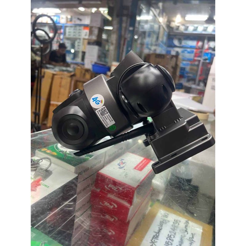 Picture of 4G 3 Lens Solar 72H battery backup outdoor Ip Camera - Black