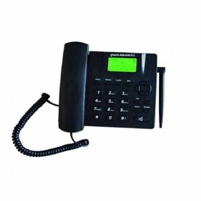 Picture of Panasonic ZT600G Dual SIM Land Line Home Telephone - Black