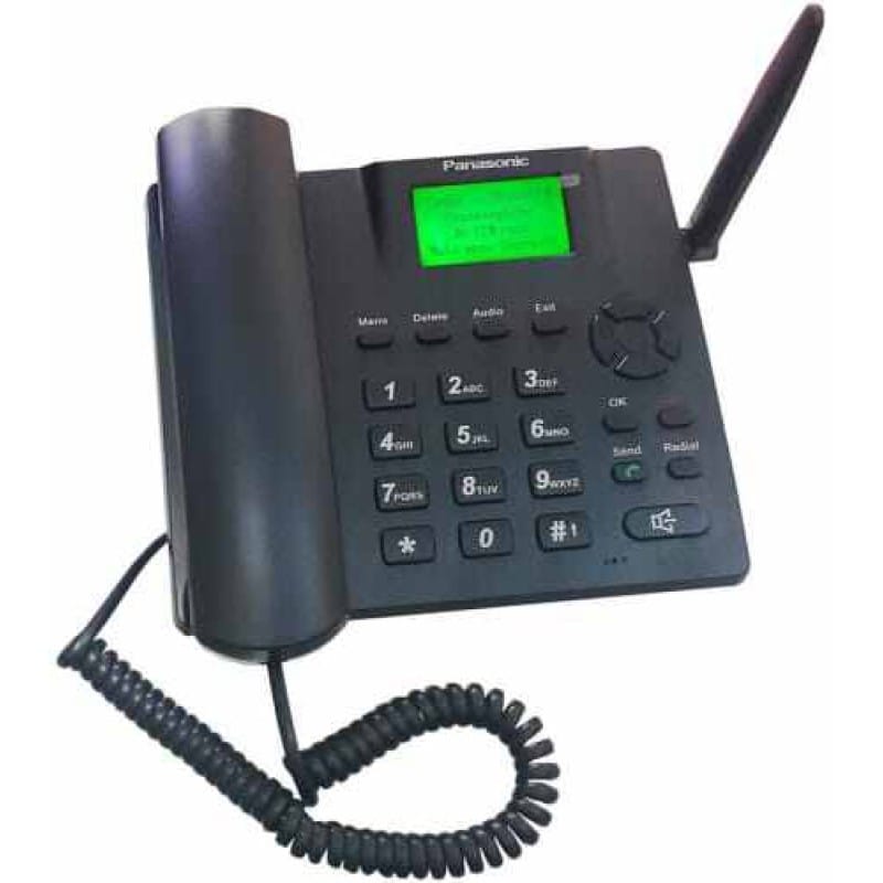 Picture of Panasonic ZT600G Dual SIM Land Line Home Telephone - Black