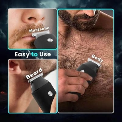 Picture of VGR V-932 Cord & Cordless Hair Clipper and Beard Trimmer for Men | USB Type-C Fast Charging | 120 Minutes Runtime | Stainless Steel Blade | Travel Lock