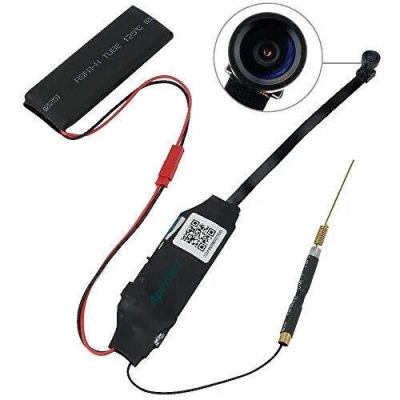 Picture of Full HD 1080P Wifi ip P2P Module Mini DV DVR Wireless IP Surveillance Security Ribbon Camera-S06 - Black