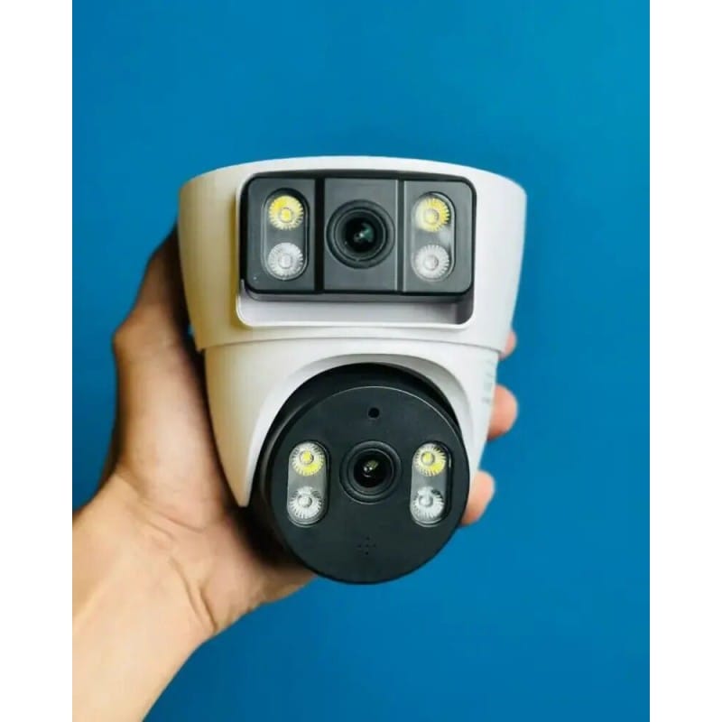 Picture of BQ3 Dual Lens 6MP WiFi IP Dome Camera | 3MP+3MP | 360°+120° Rotation | Two-Way Audio | 128GB | Night Vision | Motion Detection | Outdoor - White
