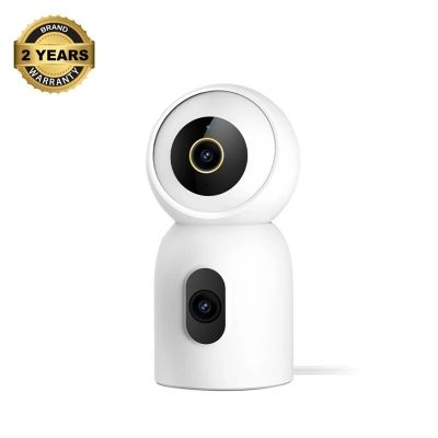 Picture of IMILAB C30 Dual 3K+3K 5MP 360° Indoor Wi-Fi IP Camera | Dual Lens | AI Human Detection | Color Night Vision | Two-Way Talk | Smart Home Security - White