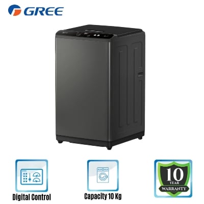 Picture of GREE Washing Machine XWKQB-100-01Aa2 (10.0 KG) -Black Top Loading with Free Delivery