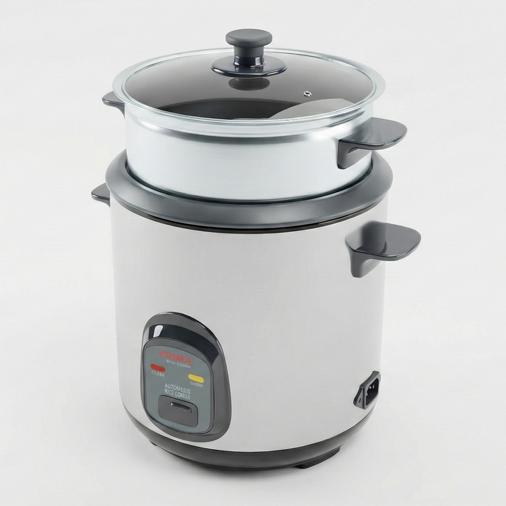Picture of KONKA Double Inner Pot Rice Cooker-Join Body (2.8 Ltrs.) -KRCSJ-60KB100 With Free Delivery-Red