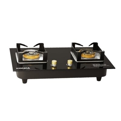 Picture of KONKA DOUBLE BURNER GAS COOKER GA-KG02 (KGA-BGS08)-LPG