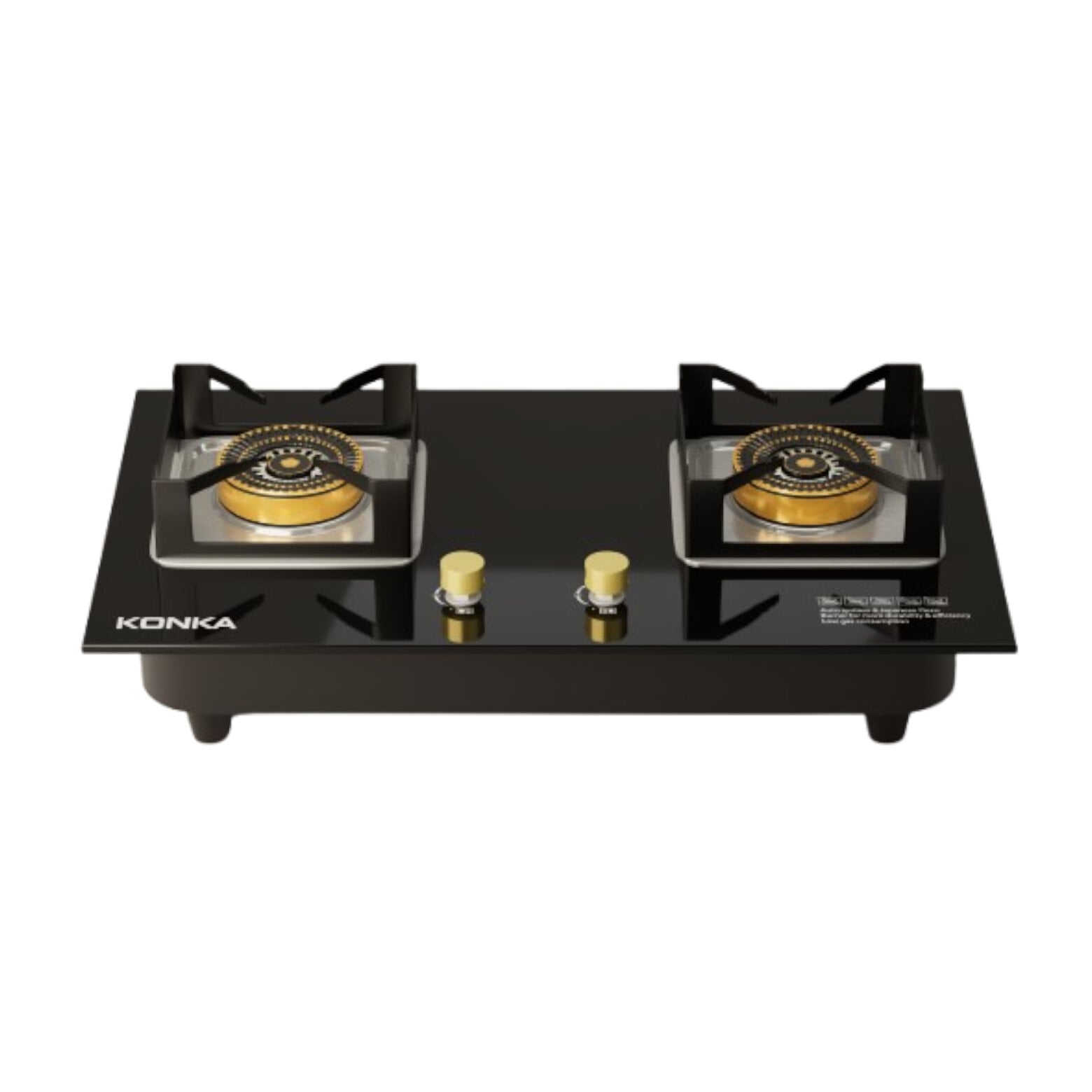 Picture of KONKA DOUBLE BURNER GAS COOKER GA-KG02 (KGA-BGS08)-LPG