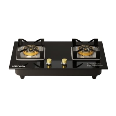 Picture of KONKA DOUBLE BURNER GAS COOKER GA-KG02 (KGA-BGS08)-LPG