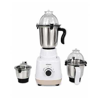 Picture of KONKA Mixer Grinder | 1000 Watt Mixer Grinder-White | Free Delivery