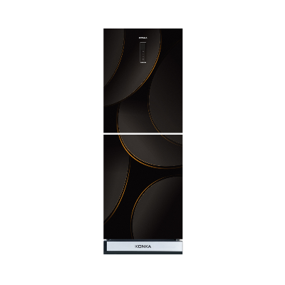 Picture of KONKA KRT-315EGB-315L Upper Freezer Refrigerator-BLACK ECLIPSE