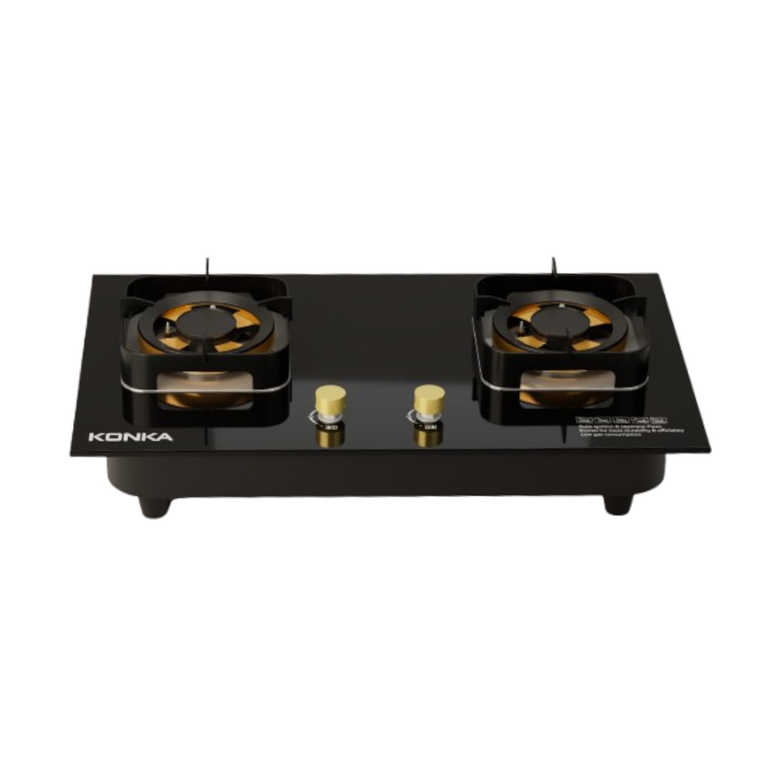 Picture of KONKA DOUBLE BURNER GAS COOKER GA-KG01 (KGA-BGS17)-LPG