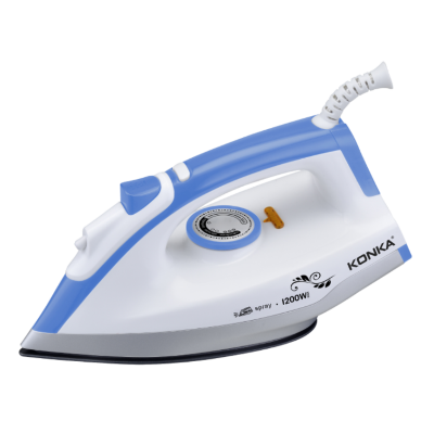Picture of KONKA Dry Iron with Spray (1100 Watt) - Non-Stick Soleplate Heavy Duty Garment Iron for Clothes-Blue