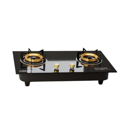 Picture of KONKA Double Gas Cooker GA-KG03 (KGA-BGS30) - Stainless Steel Energy Saving Gas Stove