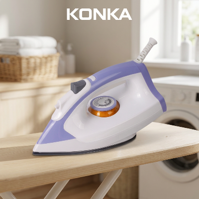 Picture of KONKA Heavy Duty Dry Iron with Spray (2200 Watt) -Blue Premium Non-Stick Garment Care Iron for Clothes
