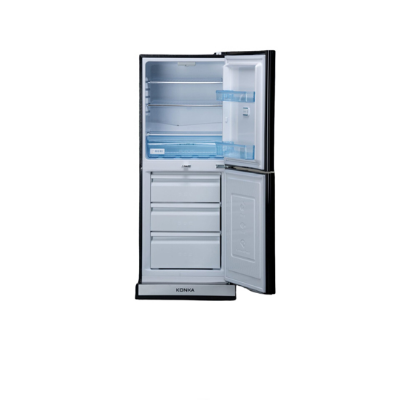 Picture of KONKA 325L 2-Door Bottom Mount Refrigerator Freezer Chiller with 3D Glass Mirror Finish - KRB-325VB-GM