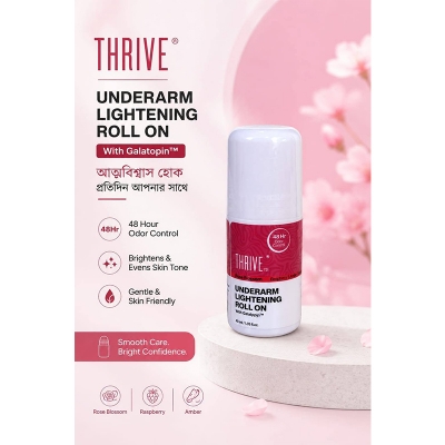 Picture of Thrive.Co Underarm Lightening Roll on- Rose Blossom 40ML