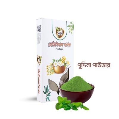 Picture of Pudina Pata Gura/Mint Leaf Powder/Premium Pudina, Mint Powder (100 gm)