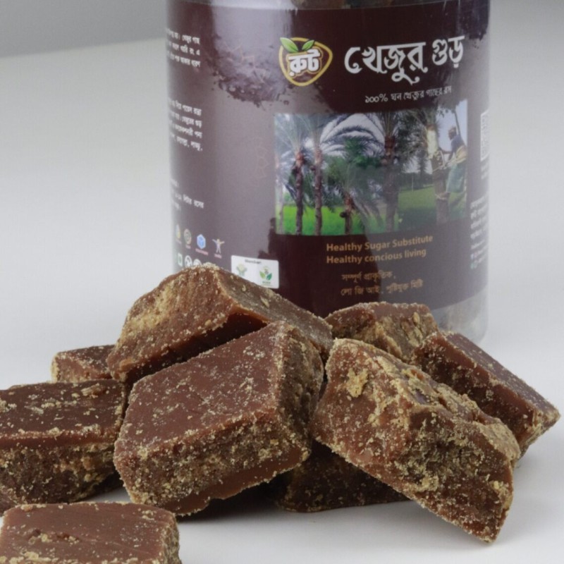 Picture of Root Premium Khejur Gur (Cube) - 400 Gm Jar