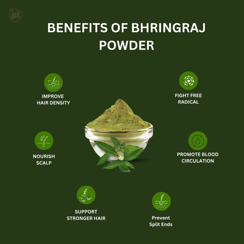 Picture of Vringoraj Powder/Root Premium Bhringraj Powder (100g)