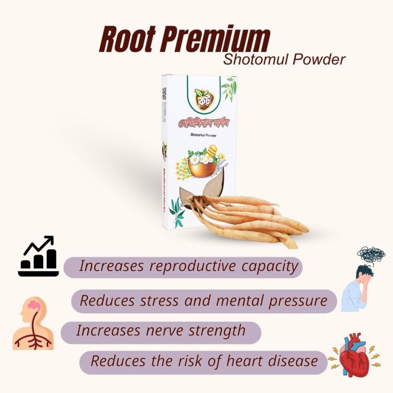 Picture of Shotomul/Root Premium Shatamuli powder / Shatabhari/Shatavari Powder 100g