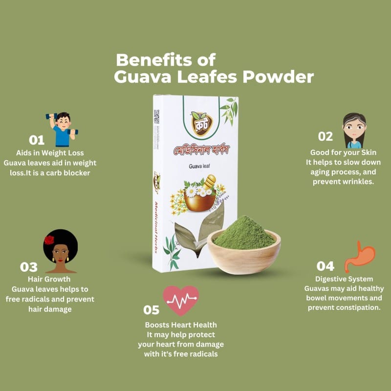 Picture of Peyara Pata Powder / Root Premium Guava Leaf Powder 100g