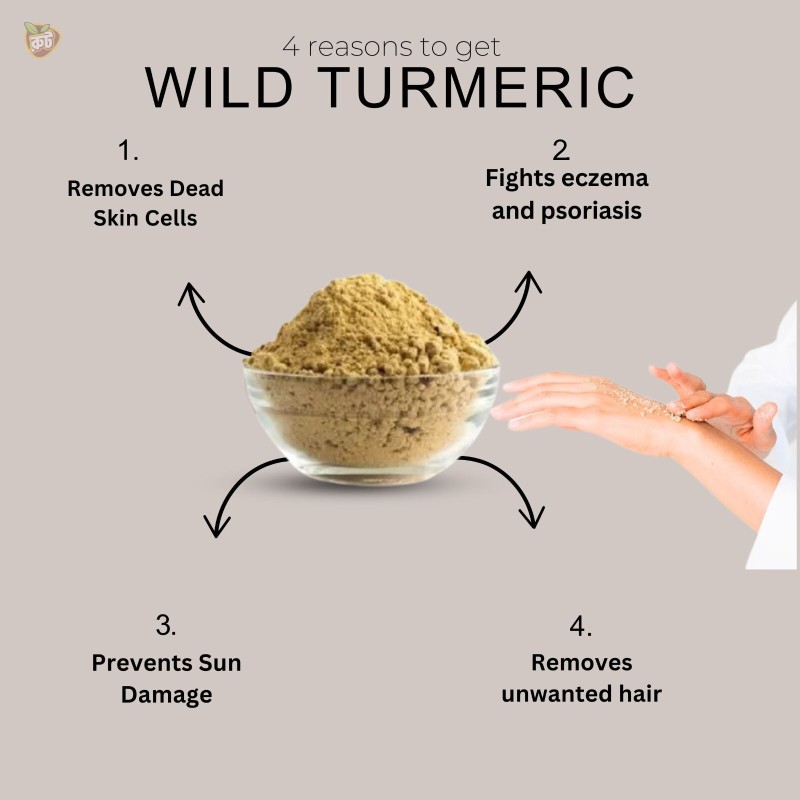 Picture of Kasturi Holud powder/ Root Premium Wild Turmeric powder 100G