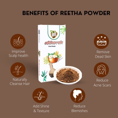 Picture of Ritha Powder/Root Premium Reetha Powder 100g/NaturalHairCare /OrganicRitha
