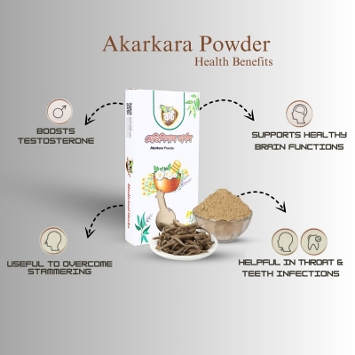 Picture of Akorkora/Root Premium Akarkara Powder 100g/OrganicAkorakara
