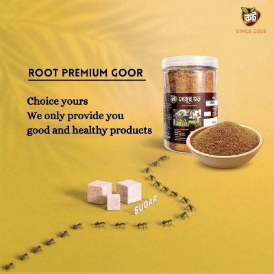 Picture of Root Premium Khejur Goor (Powder) - 500 gm Jar