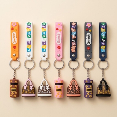 Picture of Mini Football / Soccer Ball Keychain