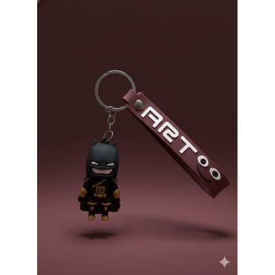 Picture of Mini Handbag Keychain – Cute 3D Soft PVC Purse Charm Keyring with Wristlet Strap - 6 Unique Designs