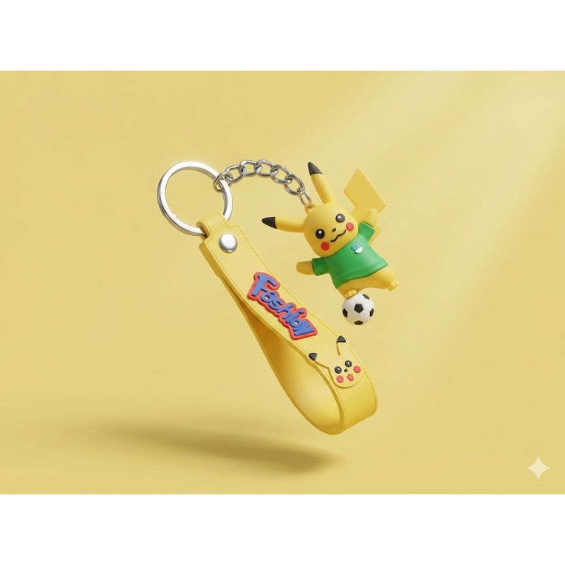 Picture of Transformer Robot Keychain – 3D Soft PVC Mech Figure Keyring with Wristlet Strap - All 4 Designs