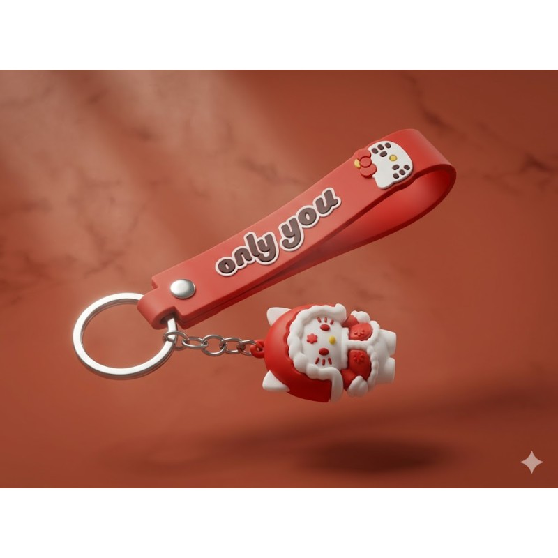 Picture of Transformer Robot Keychain – 3D Soft PVC Mech Figure Keyring with Wristlet Strap - Random 1 Pc