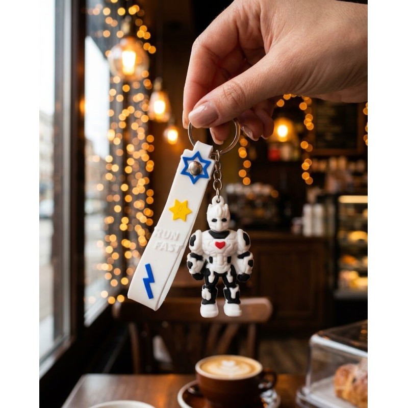 Picture of Kawaii Hello Kitty Rubber Keychain with Belt