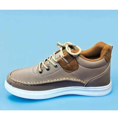 Picture of New Stylish Comfortable Sports Sneakers Stylish Lace up Trendy Shoes for man-dark ash