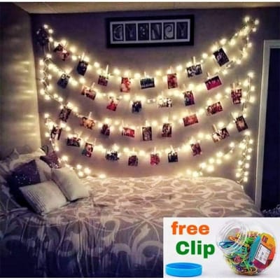 Picture of Decorative Fairy Golden Lights, With Free -Paper Clip-Multicolor