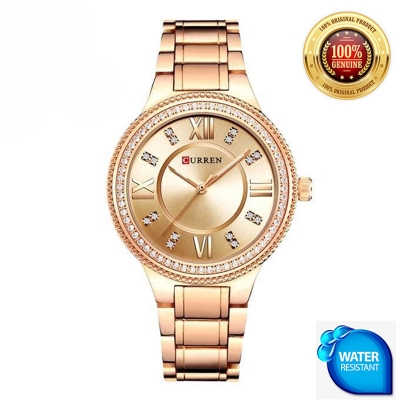Picture of CURREN 9004-Rosegold Stainless Steel Analog Watch for Women-Rose Gold