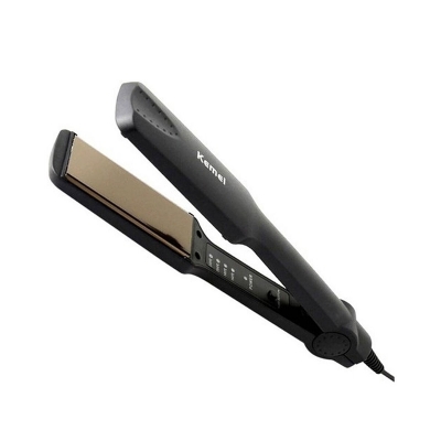 Picture of Kemei KM-329 Professional Electric Hair Straightener Ceramic Anti-Static - Hair Straightener-Black