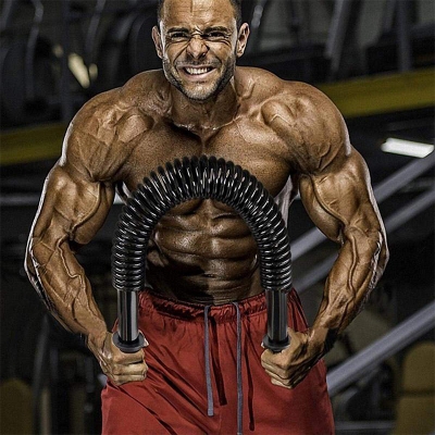 Picture of 30 kg স্প্রিং আর্ম স্ট্রেনথ হ্যান্ড গ্রিপার আর্ম পাওয়ার ব্লাস্টার ফিটনেস সরঞ্জাম জিম এক্সপেন্ডার ফোরআর্ম পাওয়ার টুইস্টার - hand grip-Black