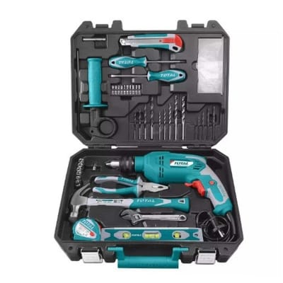 Picture of TOTAL 101 Pcs Drill Machine Set Industrial-Blue