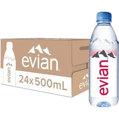 Picture of Evian Natural Mineral Water - 500 Ml - 24 Picse