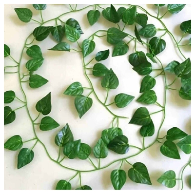 Picture of Artificial Hanging Vines Plant - 1 Pcs (7 feet)-Green