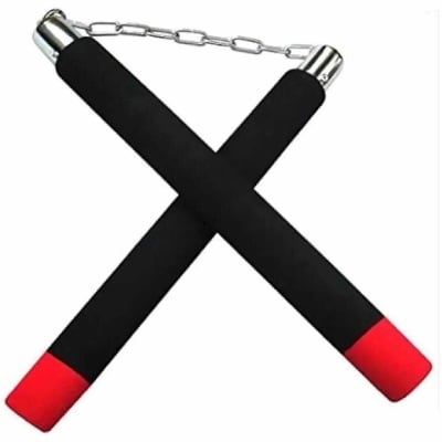 Picture of Martial Arts Training Foam Nunchakus-Black