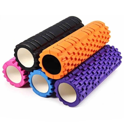 Picture of Fitness High Density Foam Roller Exercise Back Muscle Pilates Yoga Training Massage Physiotherapy-Multicolor