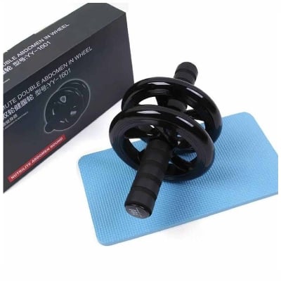 Picture of Abdominal Wheel Ab Rollers for Exercise Fitness Equipment-Black