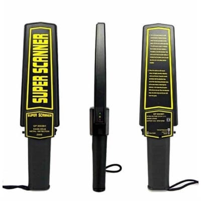 Picture of Hand Held Metal Detector - Super Scanner-Black