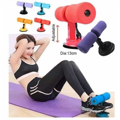 Picture of Self-Suction Sit Up Bars Situp Assist Bar Stand Gym Workout Fitness Equipment-Multicolor