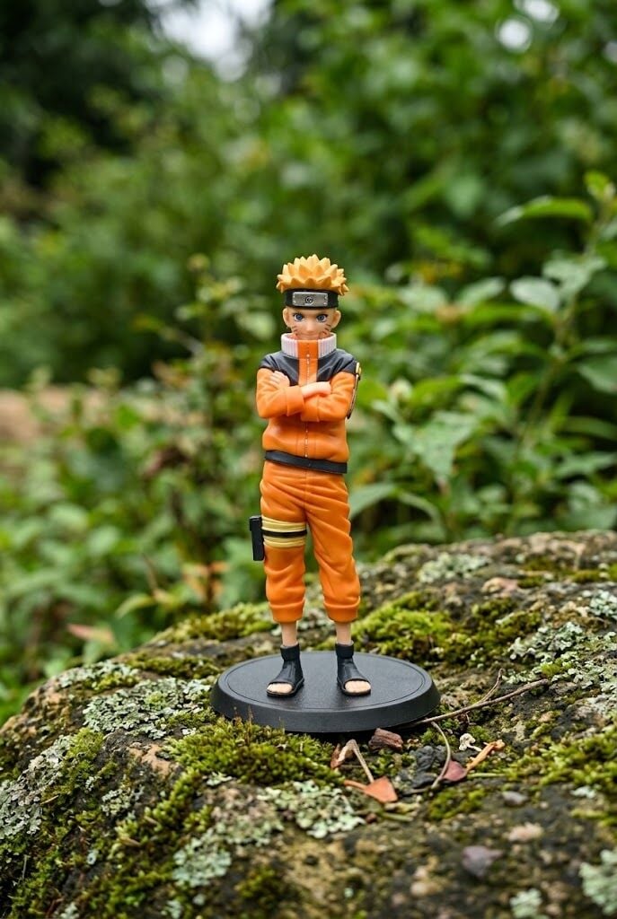 Picture of Naruto Uzumaki Anime Action Figure 25cm – Arms Crossed Pose with Display Base