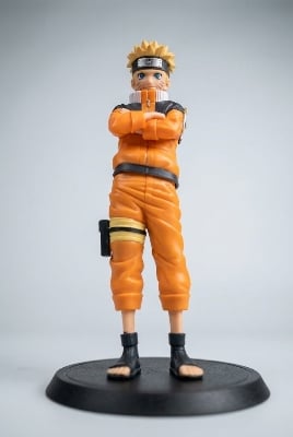 Picture of Naruto Uzumaki Anime Action Figure 25cm – Arms Crossed Pose with Display Base
